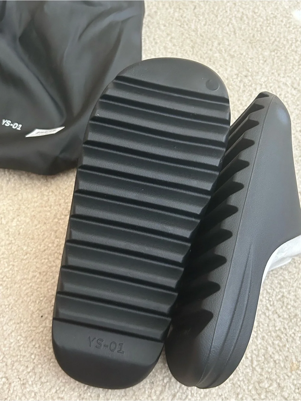 Black size 12 yzy slides